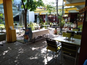 Innenhofgarten - Niedermair's Kaffee-Restaurant - Bad Schallerbach