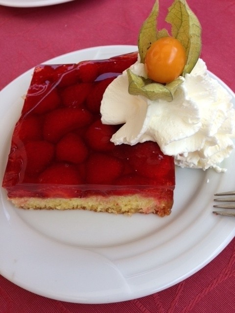 Erdbeerkuchen - Alpengasthof Schönangeralm - Wildschönau