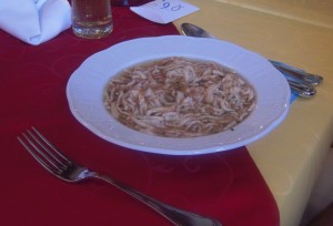 Frittatensuppe - Alpengasthof Moser - Karchauer Wirt - St. Blasen