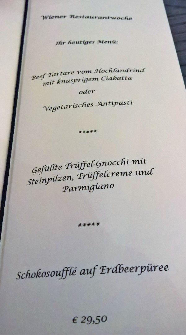 Das Menü bis auf "Großmutters Torte" war gleich wie am 30.8.16, aber ... - Bolena – Osteria Austria und Eventlocation - Wien