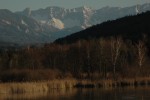 Blick von der Südterrasse Richtung Karawanken