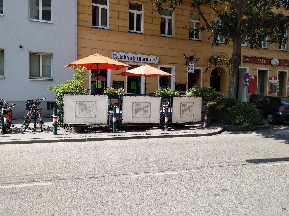 Lokal aussen/Schanigarten - Klabautermann - Wien