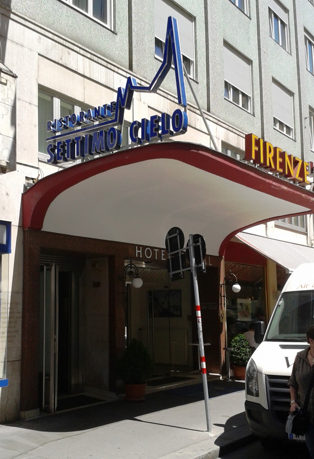 Settimo Cielo - Der Hotel- & Restauranteingang - Ristorante Settimo Cielo - Wien