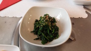 koreanischer Spinatsalat mit Sesam - Yoo - Wien