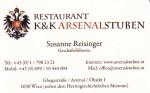 Arsenalstuben Visitenkarte - Arsenalstuben - Wien