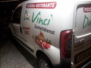 Das Da Vinci stellt auch zu! - Pizzeria Da Vinci - Hard