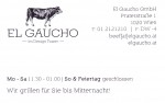 El Gaucho 1020 - Visitenkarte