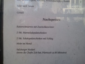 wenn die Chefin net wü, nutzt des gor nix ... - Gasthaus Wagner - Wien