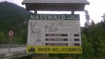 im Höllental, die Abzweigung - Wirtshaus zum Raxkönig - Nasswald