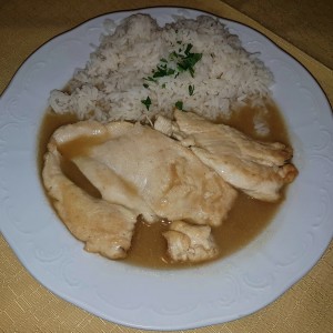 Hühnerfilet natur mit Reis - Reinthaler - Wien