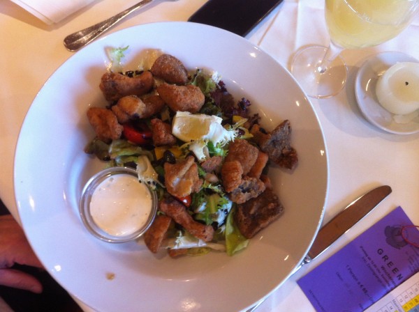 Steinpilze auf Salat - Restaurant GAUDIUM VINI im Hotel Veltlin - Poysdorf