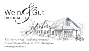 Visitenkarte Weingut Rathbauer - Wein&Gut - Weingut Rathbauer - Kottingbrunn
