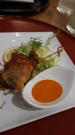 Knusprige Spieße mit Hühnerfleischbällchen - Sakai - Taste of Japan - Wien