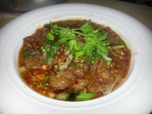 Rindfleisch in scharfer Sauce nach Art des Hauses - New Sichuan - Wien