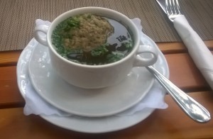 LeberkKnödl herrlich, Suppe sehr dünn. - Gelbmann's Gaststube - Wien