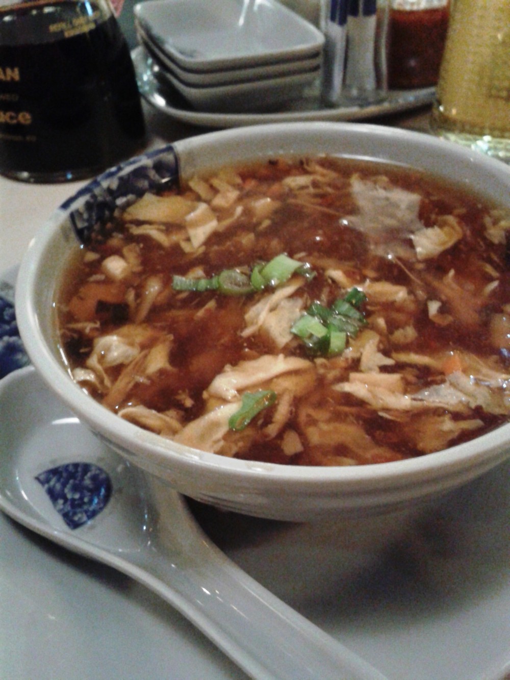 Mishi - Eine Pikant-Saure Suppe (EUR 2,80) 'wie früher' - Mishi Asia Restaurant - Wien