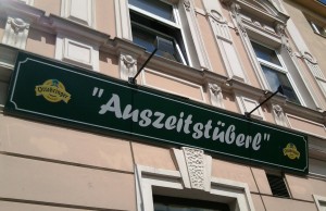 Auszeitstüberl Außenreklame - Auszeitstüberl - Wien