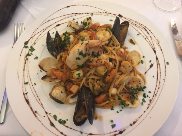 Linguine mit Meeresfrüchten - Trattoria La Scala - Wien