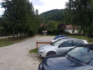 Großer Parkplatz