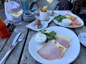Frühstück "Catherine Denoeuf und Alain Prost", zusätzlich kam dann noch ein ... - Café Francais - Wien