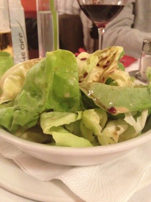 Salat mit Kernöl (und Dressing)