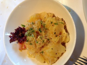 Und hier der Kartoffelsalat zu den Käsespätzle 