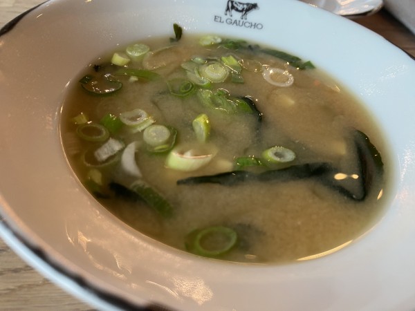 Sehr gute Miso-Suppe - El Gaucho - Wien