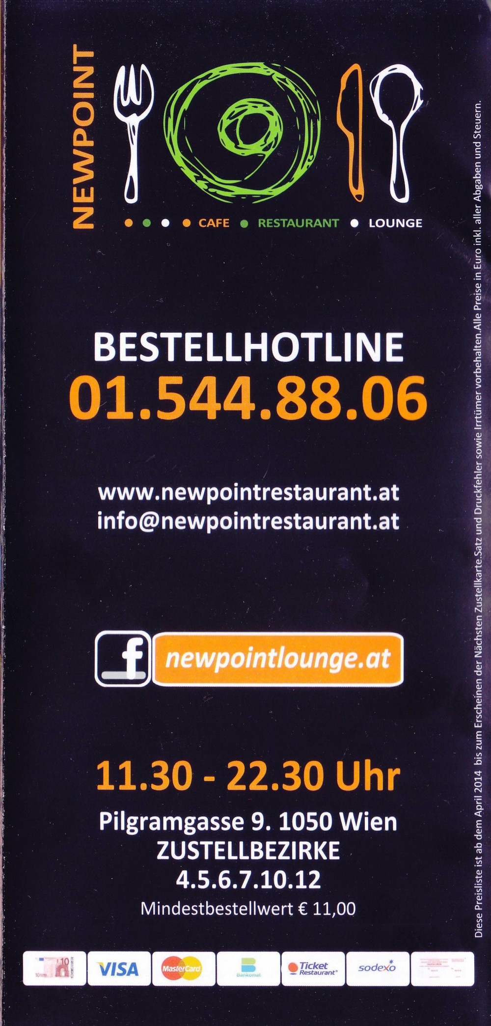 Newpoint - Flyer-06 - New Point Restaurant - Wien