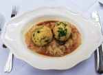 Grammelknödel, die Vorspeisenvariante.