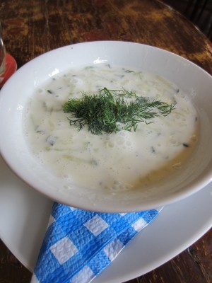 Gurken-Rahm-Salat