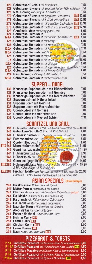 Halal Food Karte Seite 4 - Halal Food - Wien